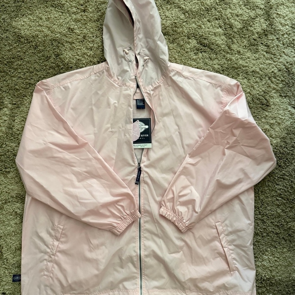 Charles River Apparel Light Pink Windbreaker Jacket